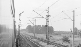 "Ogólny widok linii kolejowej", 1984. Fot. J. Szeliga. Numer inwentarzowy:...